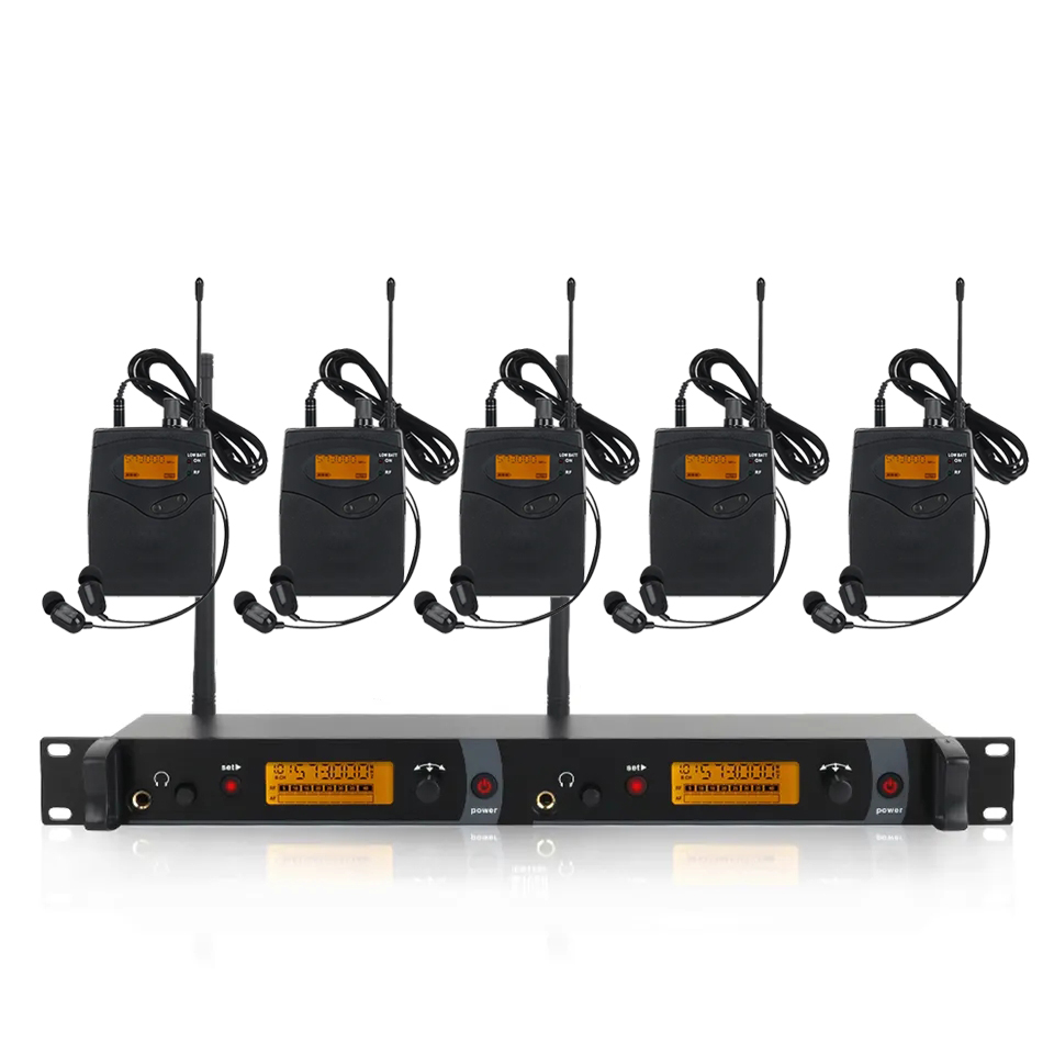 In Ear Monitors For Singers - ระบบหูฟังไร้สายแบบ In-Ear ขายดี พร้อมไมโครโฟนพลาสติกแบบ Bodypack 5