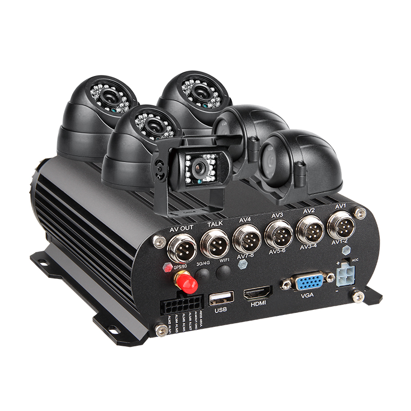 Cameras - ชุดกล้องบันทึกภาพเคลื่อนไหวแบบเรียลไทม์ 8 ช่องสัญญาณ GPS 1080N AHD
