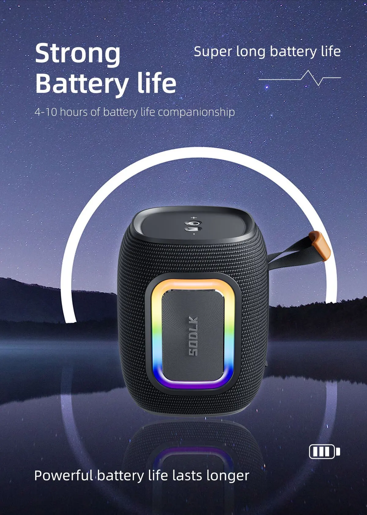 Portable Bluetooth Speaker Waterproof Ipx7 - SODLK T26 มินิบลูทูธลำโพงกลางแจ้งแบบพกพาไร้สายเสา IPX7 กันน้ำ HIFI