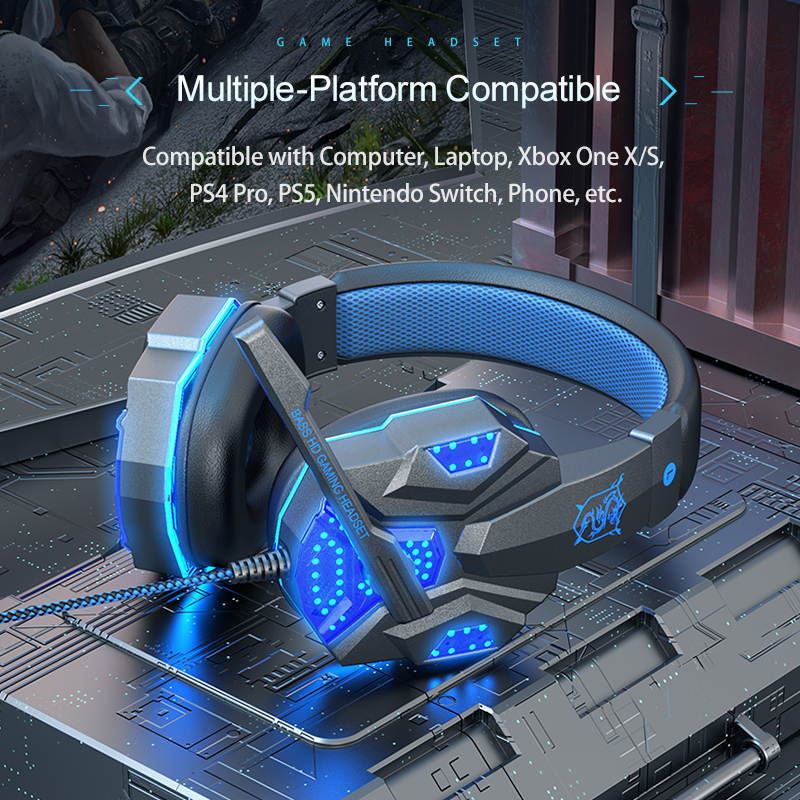 ชุดหูฟังเล่นเกมแบบ 7.1 แชนแนล  - Gaming Headset With Mic Rgb บทวิจารณ์และราคา