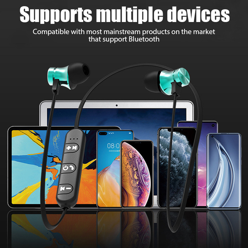 หูฟังบลูทูธ 4.2 ไร้สายแบบคล้อง - Magnetic Neckband Sports Earphones บทวิจารณ์และราคา