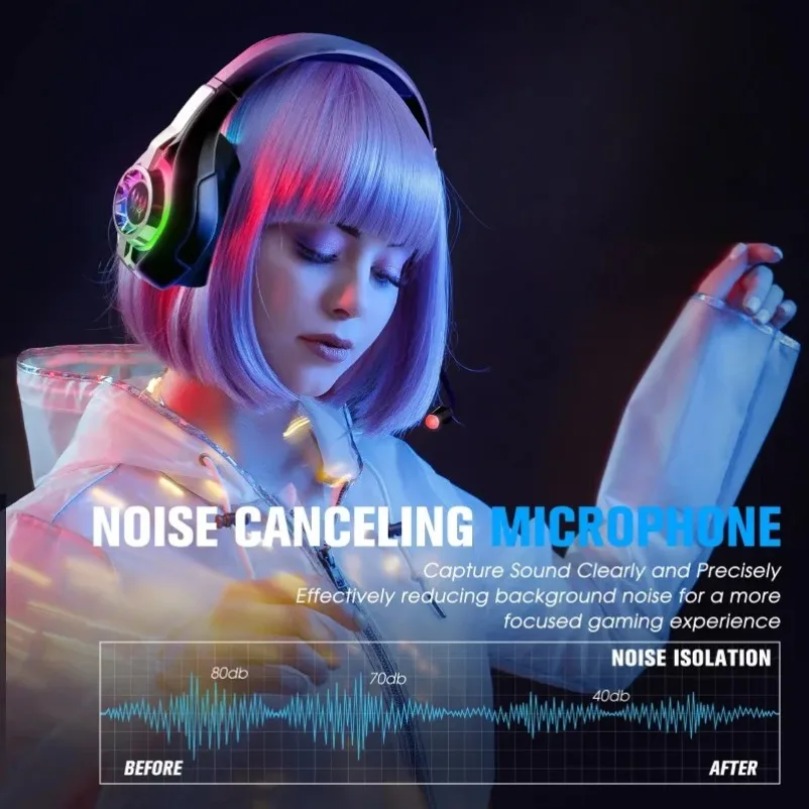 หูฟังเกมมิ่งไร้สาย GS400 Ultra - Gaming Headset With Mic Rgb บทวิจารณ์และราคา