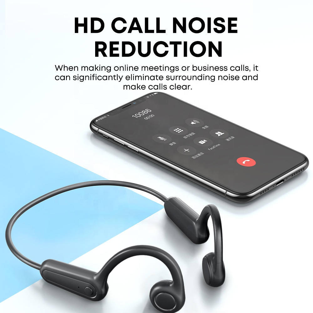 หูฟังไร้สายสำหรับเล่นกีฬา BT 5 - Bone Conduction Running Headphones บทวิจารณ์และราคา