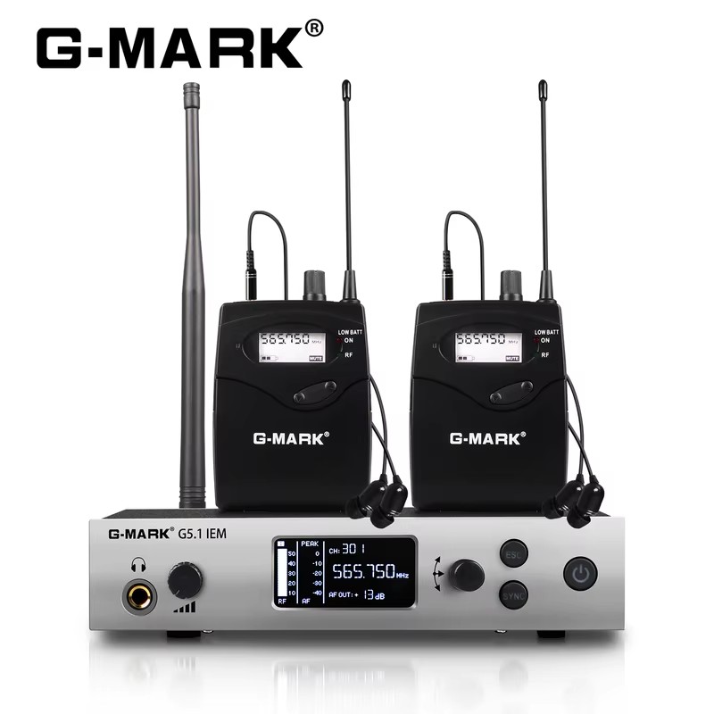 G-MARK G5.1IEM UHF ไร้สาย In E - In Ear Monitors For Singers บทวิจารณ์และราคา