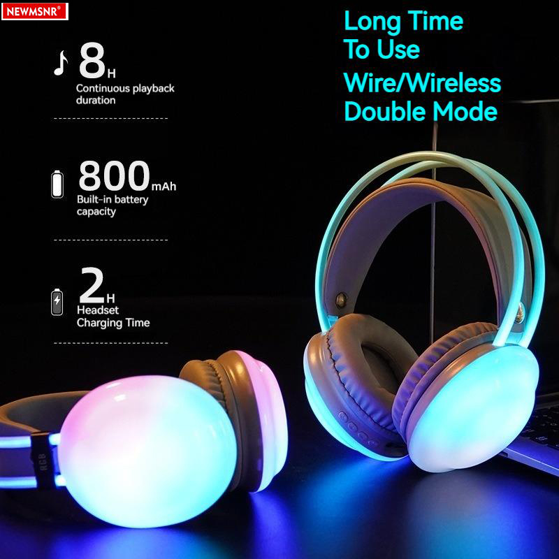 เกม RGB สีสันหูฟังบลูทูธเสียงไ - Gaming Headset With Mic Rgb บทวิจารณ์และราคา