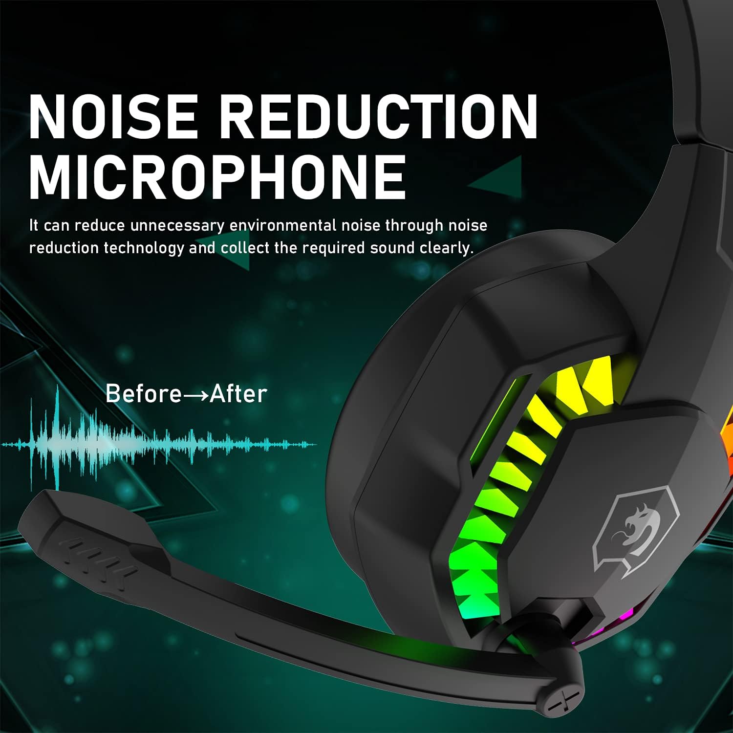 MAMBASNAKE CY907 ชุดหูฟังสำหรั - Gaming Headset With Mic Rgb บทวิจารณ์และราคา