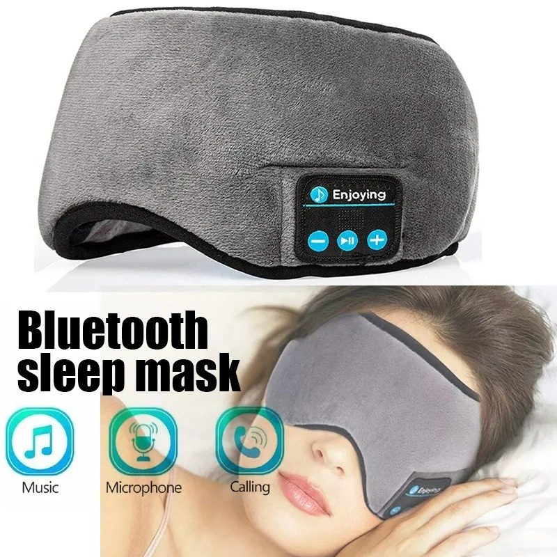 หูฟังบลูทูธแบบคาดศีรษะสำหรับกี - Sleep Mask Headphones Bluetooth บทวิจารณ์และราคา
