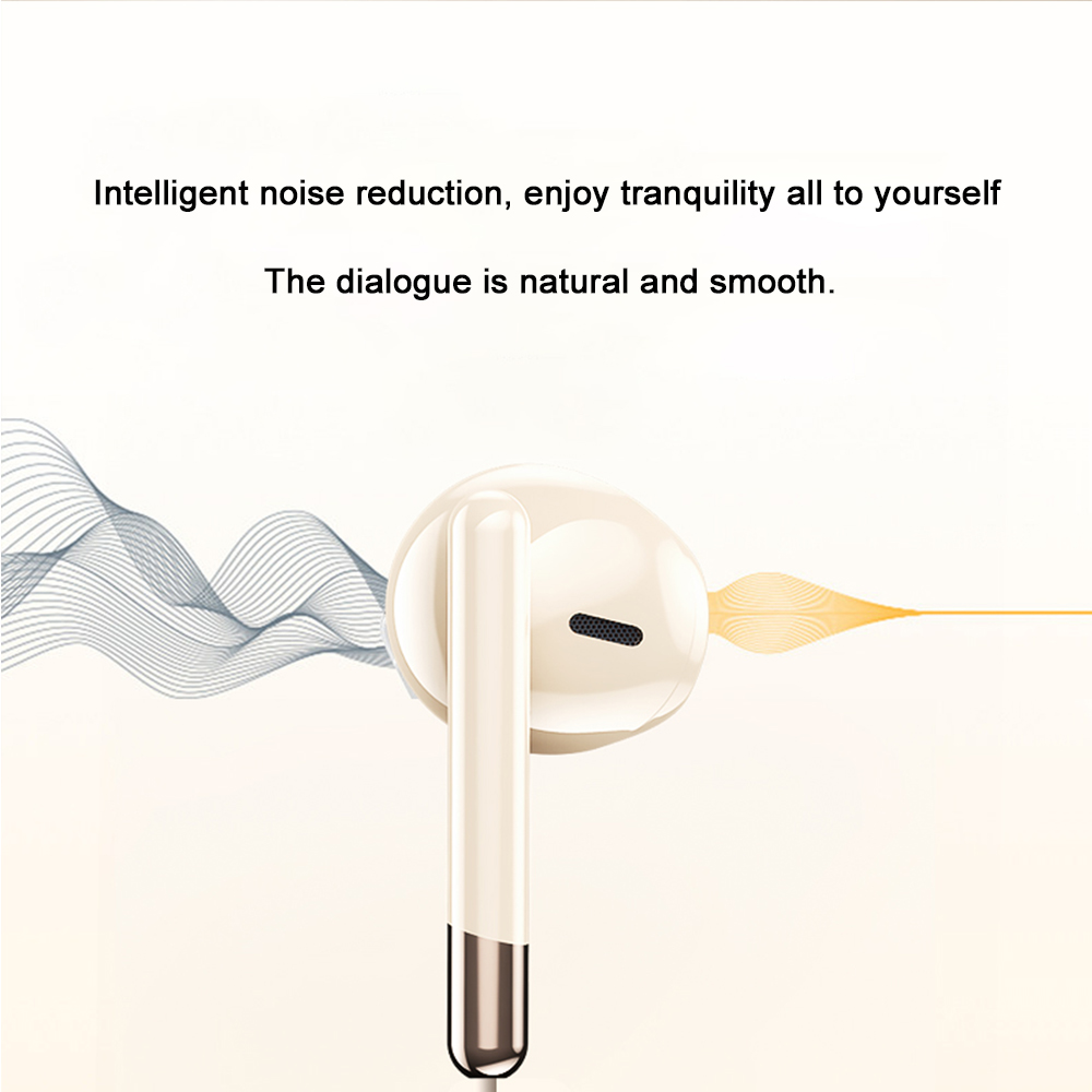 ประเภท C หูฟังแบบมีสายไฮไฟสเตอ - Type C Wired Earphones With Mic บทวิจารณ์และราคา