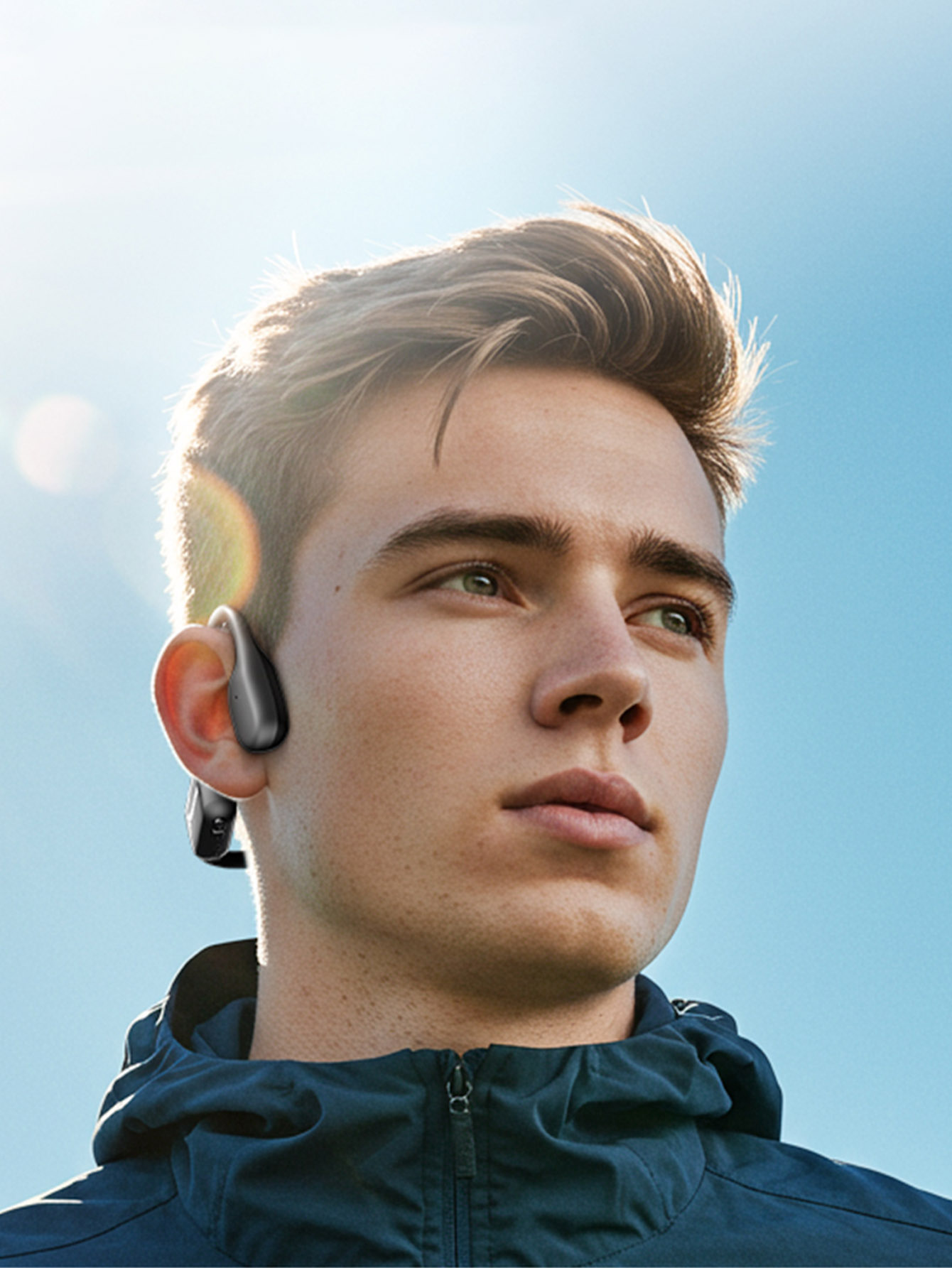 หูฟังบลูทูธแบบเปิดหู ระบบนำเสี - Bone Conduction Running Headphones บทวิจารณ์และราคา