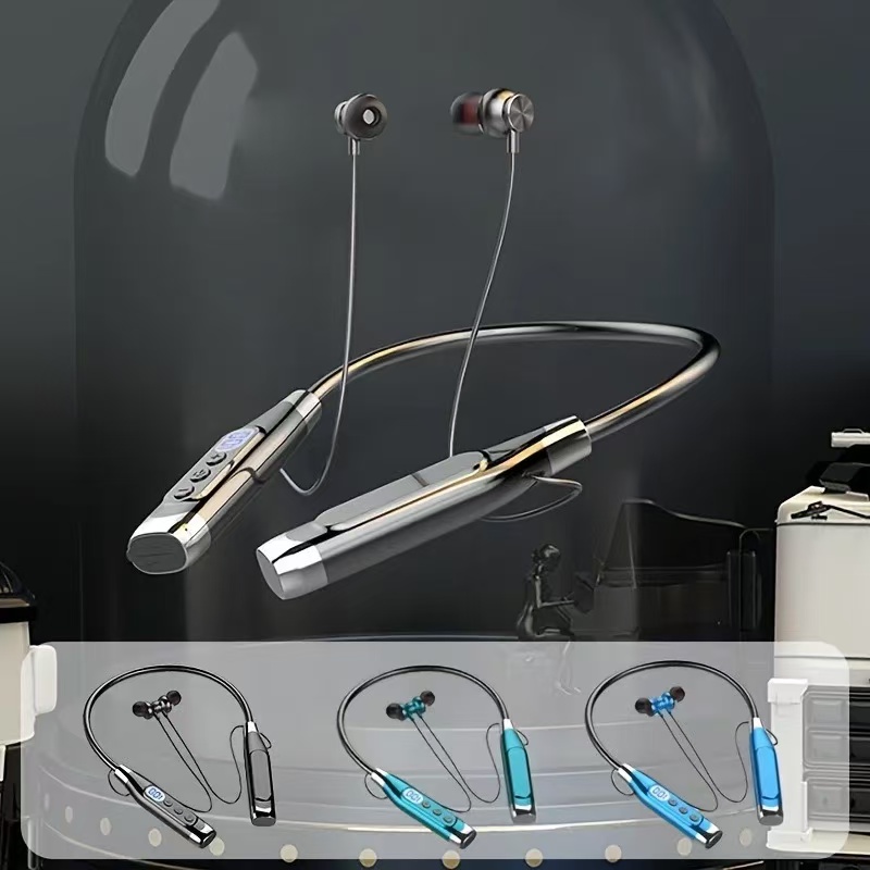 หูฟังไร้สายสเตอริโอ True หูฟัง - Magnetic Neckband Sports Earphones บทวิจารณ์และราคา