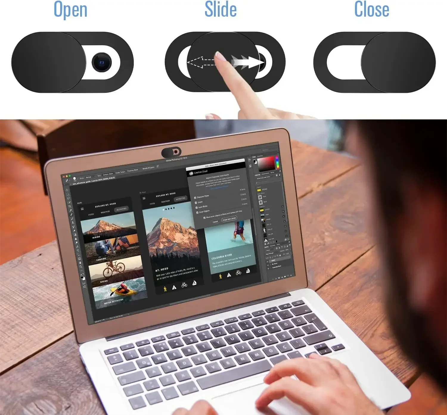ฝาปิดเว็บแคม ตัวเลื่อนปิดกล้อง - Tablets บทวิจารณ์และราคา