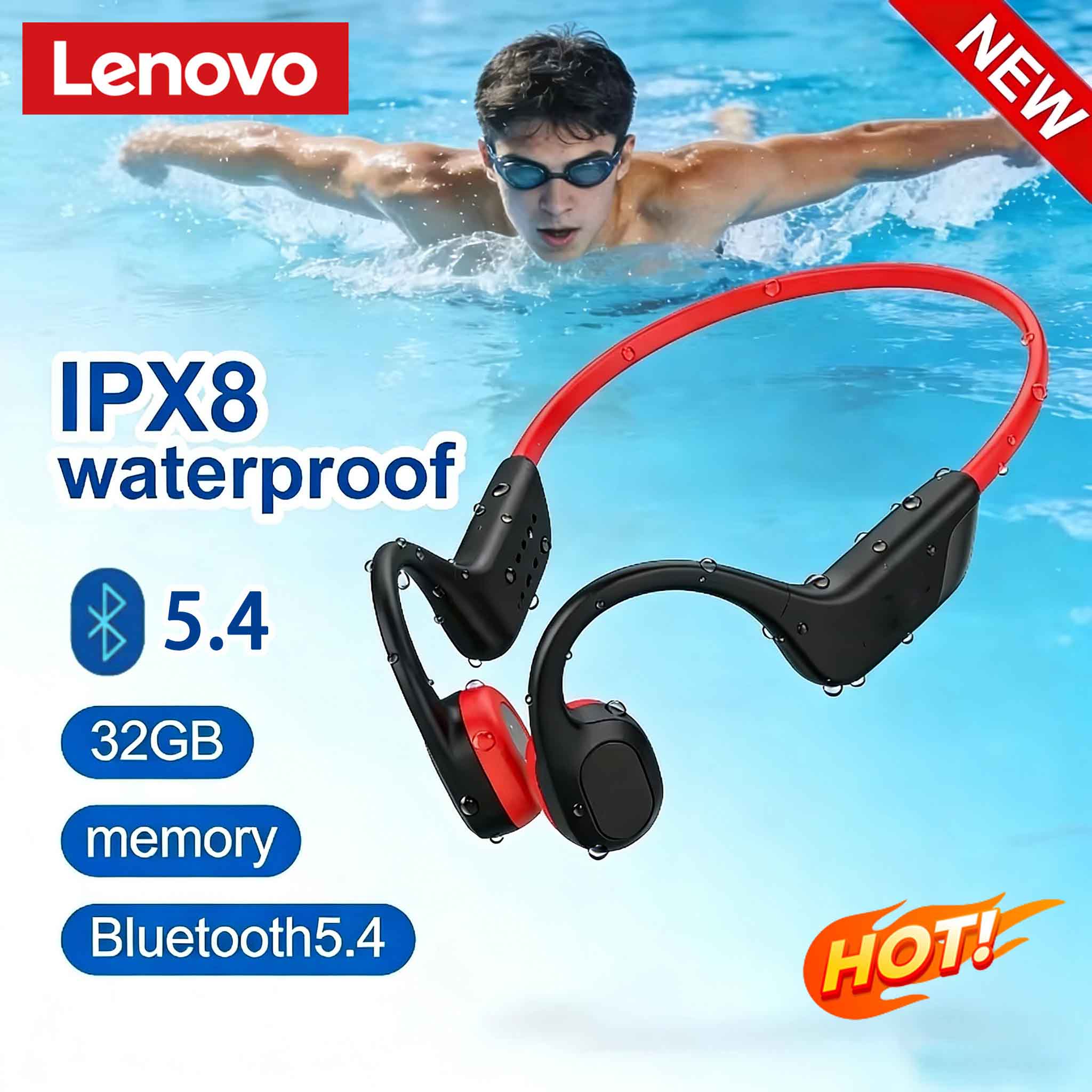 หูฟังบลูทูธแบบส่งสัญญาณผ่านกระ - Bone Conduction Running Headphones บทวิจารณ์และราคา