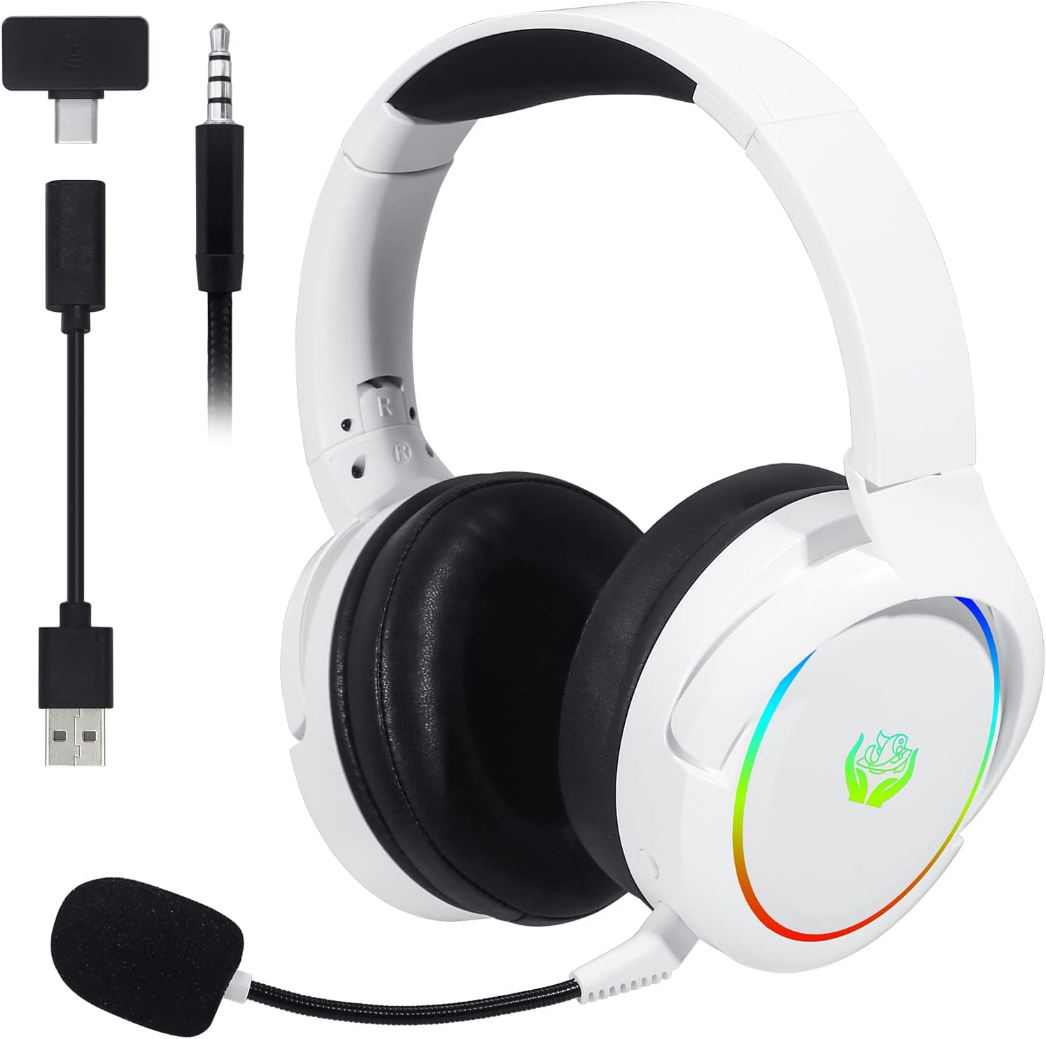 HUO JI ชุดหูฟังสําหรับเล่นเกมไ - Gaming Headset With Mic Rgb บทวิจารณ์และราคา
