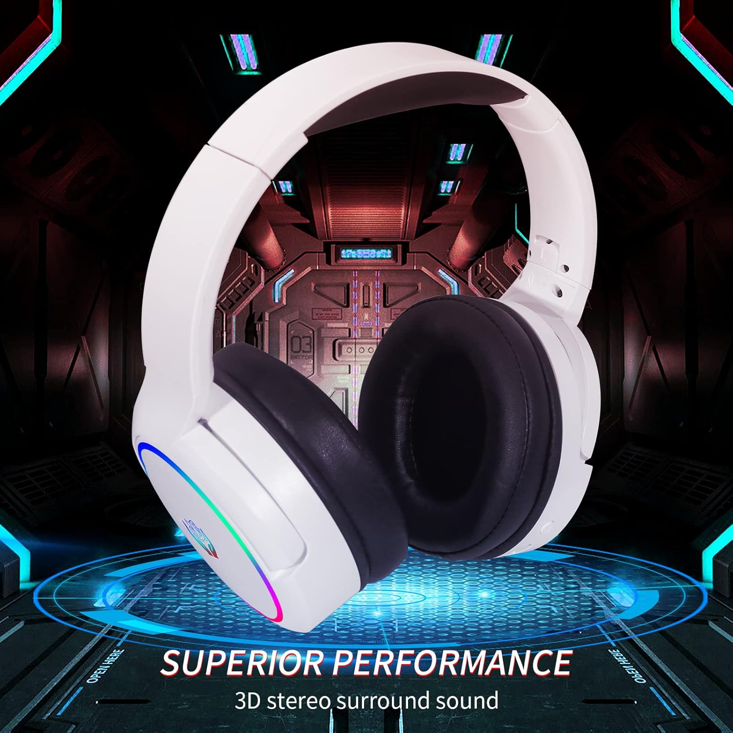 HUO JI ชุดหูฟังสําหรับเล่นเกมไ - Gaming Headset With Mic Rgb บทวิจารณ์และราคา
