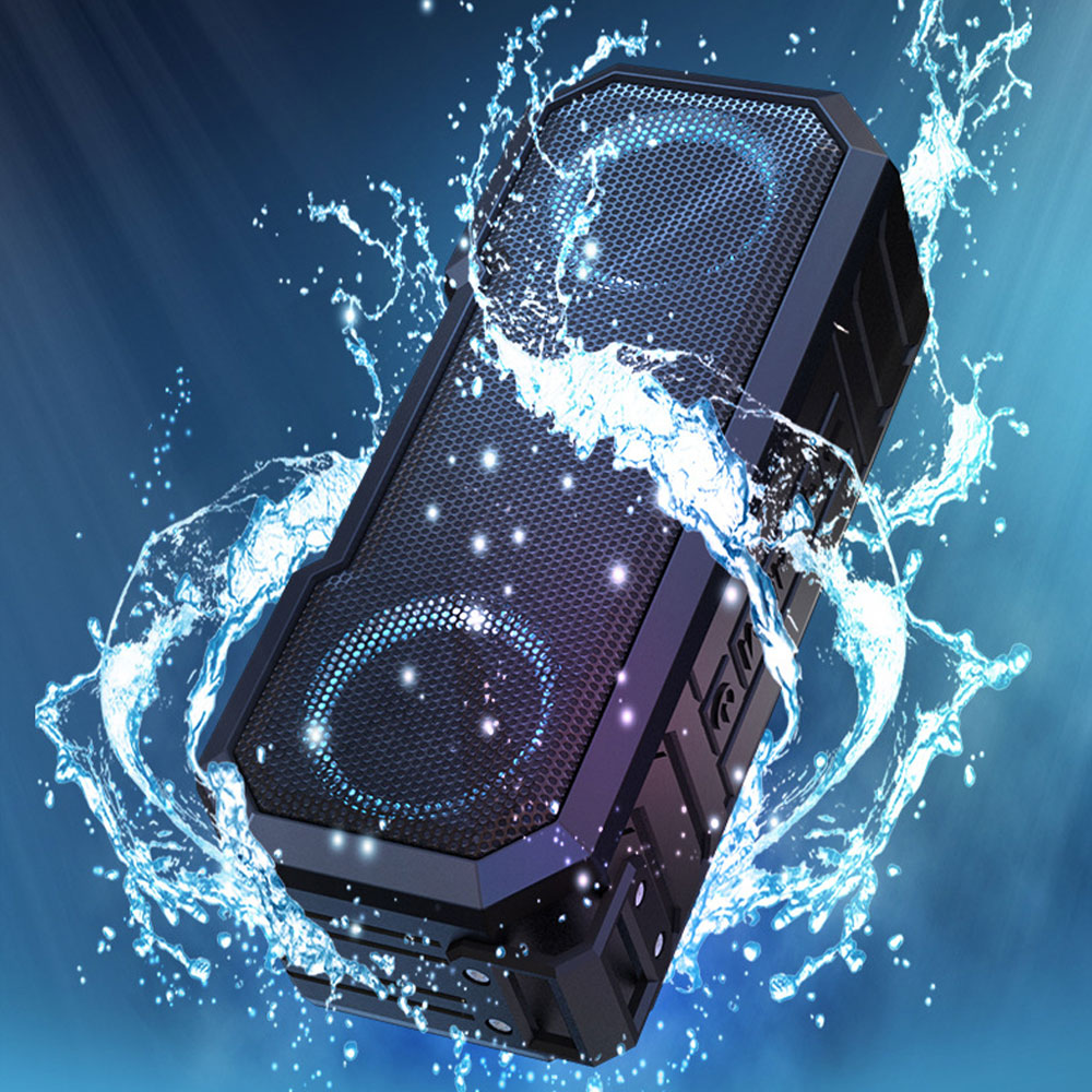 ลำโพงบลูทูธแบบพกพา ลำโพงไร้สาย - Portable Bluetooth Speaker Waterproof Ipx7 บทวิจารณ์และราคา