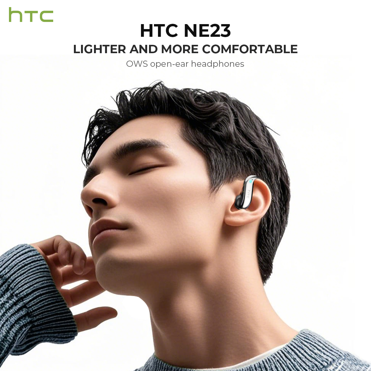 หูฟังบลูทูธแบบเปิดหู HTC เล่นไ - Speakers บทวิจารณ์และราคา