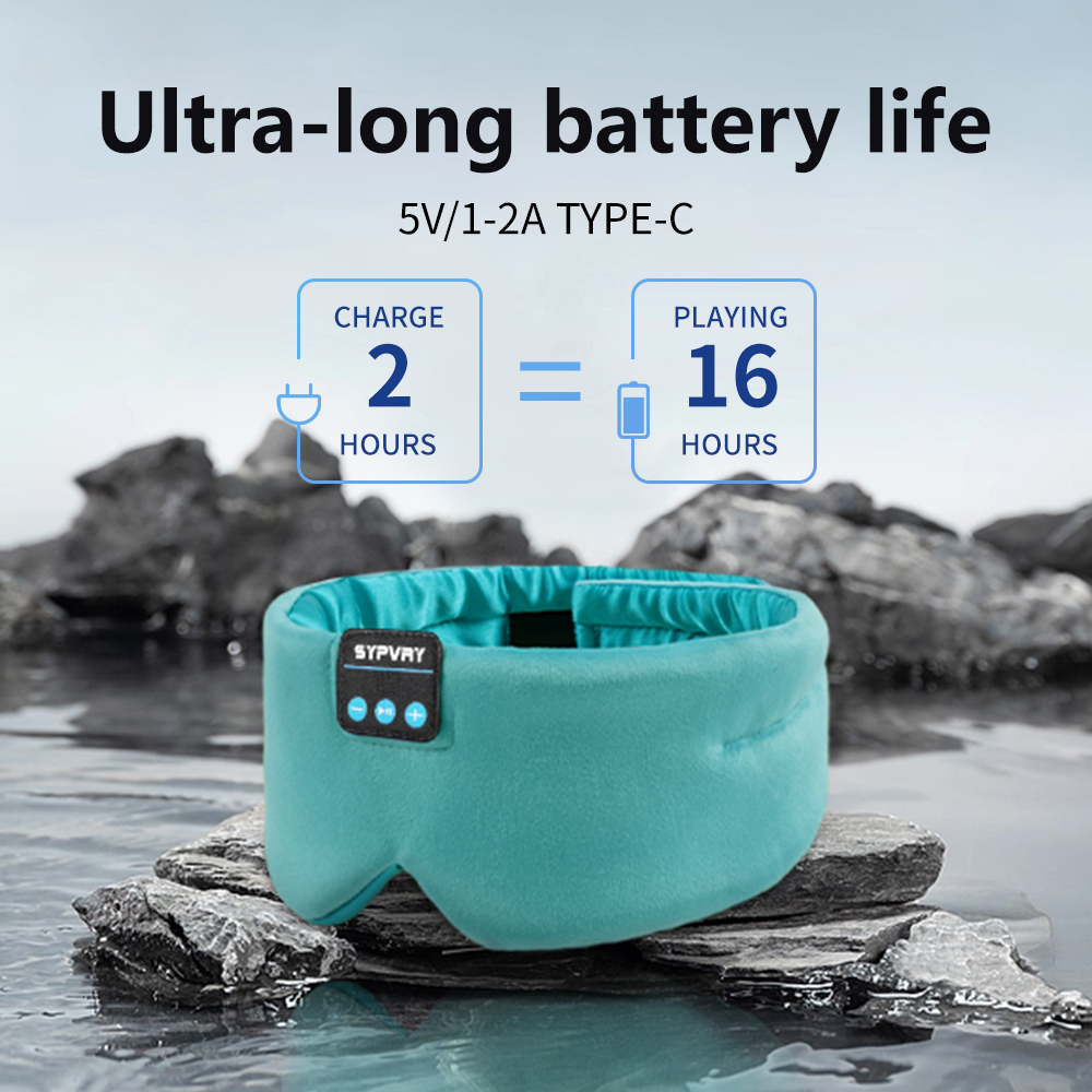 หน้ากากปิดตาพร้อมหูฟังบลูทูธสำ - Sleep Mask Headphones Bluetooth บทวิจารณ์และราคา