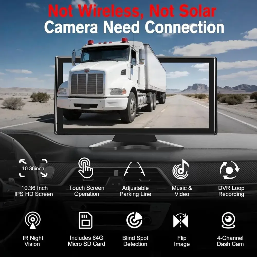 ระบบกล้องมองหลังสำหรับรถบรรทุก - Cameras บทวิจารณ์และราคา