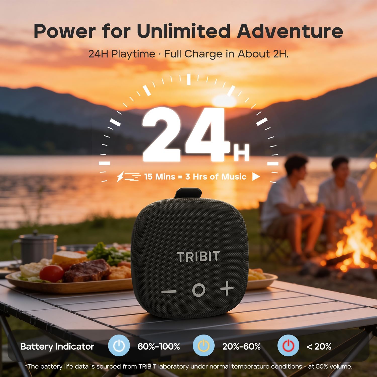หูฟังบลูทูธไร้สาย 5.3 พร้อมระบ - Portable Bluetooth Speaker Waterproof Ipx7 บทวิจารณ์และราคา