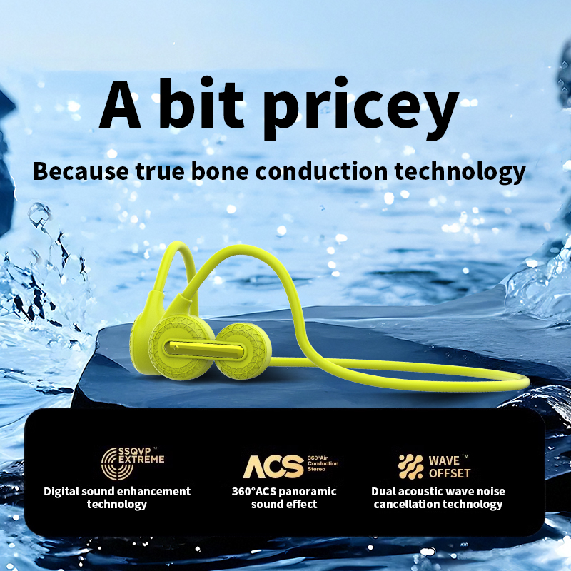 หูฟังบลูทูธแบบส่งสัญญาณผ่านกระ - Bone Conduction Running Headphones บทวิจารณ์และราคา