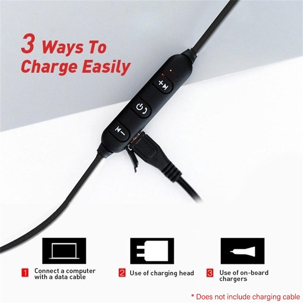 หูฟังชนิดใส่ในหูแบบคล้องคอการด - Magnetic Neckband Sports Earphones บทวิจารณ์และราคา