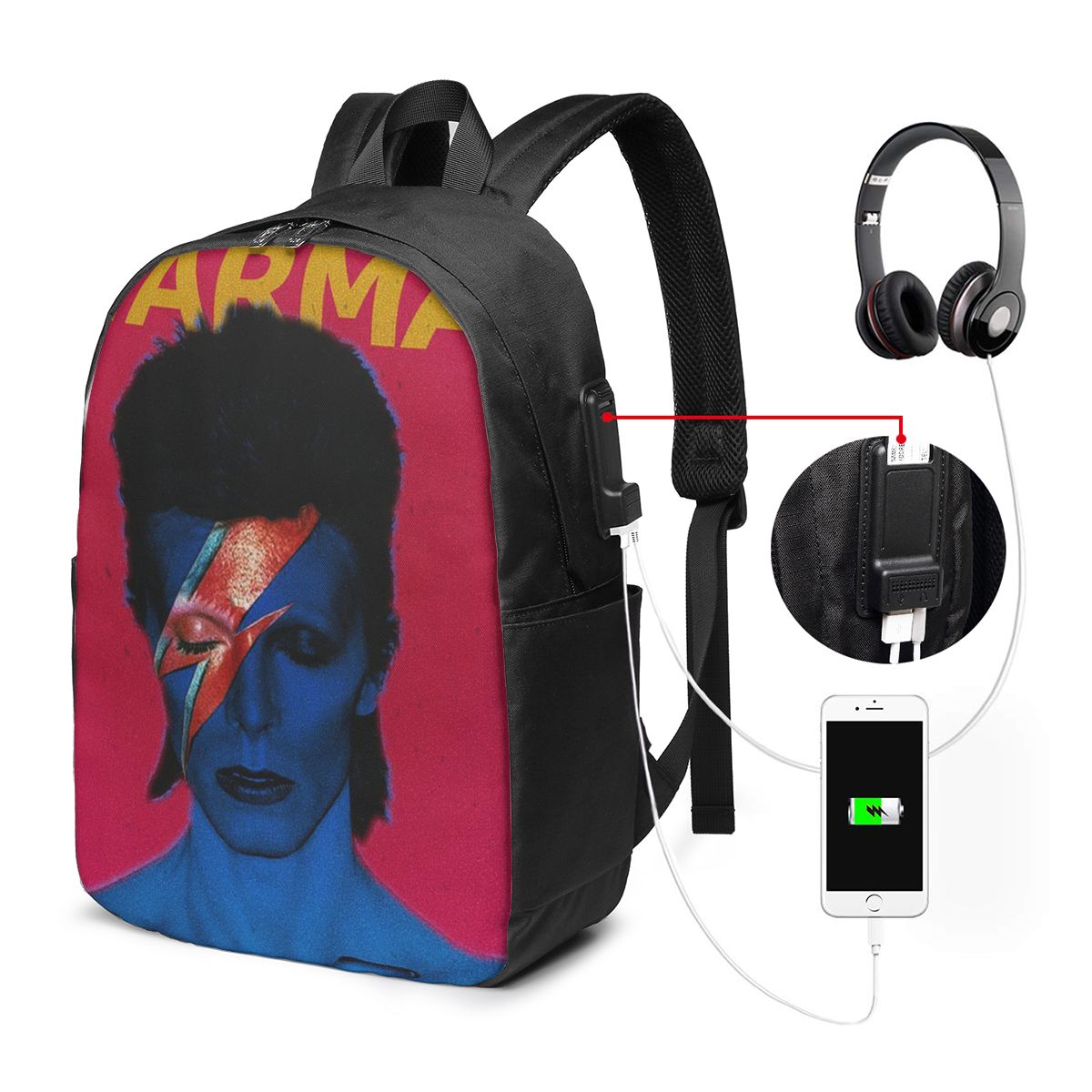 เดวิด โบวีด์กระเป๋าเป้สะพายหลั - Laptops บทวิจารณ์และราคา
