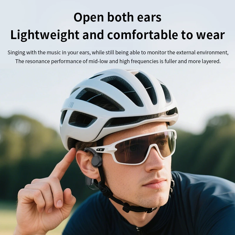หูฟังบลูทูธไร้สายแบบนำเสียงผ่า - Bone Conduction Running Headphones บทวิจารณ์และราคา