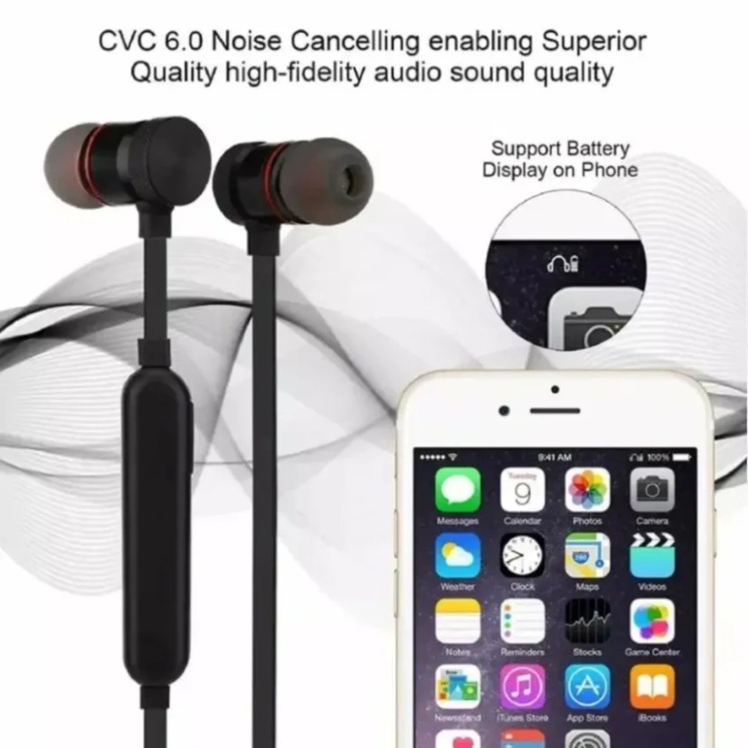 หูฟังบลูทูธแบบคล้องคอ แม่เหล็ก - Magnetic Neckband Sports Earphones บทวิจารณ์และราคา