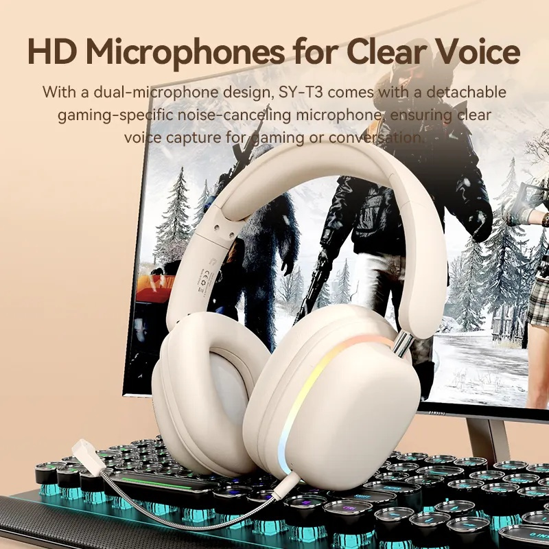 หูฟังเกมมิ่งไร้สายบลูทูธสเตอริ - Gaming Headset With Mic Rgb บทวิจารณ์และราคา