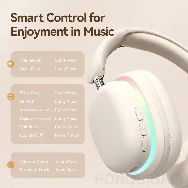 หูฟังเกมมิ่งไร้สายบลูทูธสเตอริ - Gaming Headset With Mic Rgb บทวิจารณ์และราคา