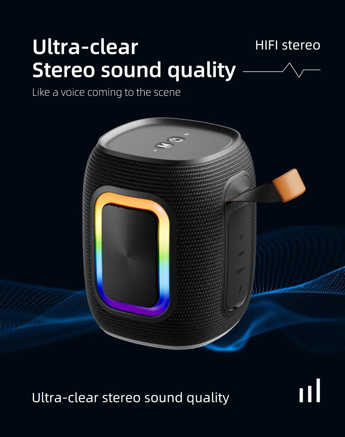 SODLK T26 มินิบลูทูธลำโพงกลางแ - Portable Bluetooth Speaker Waterproof Ipx7 บทวิจารณ์และราคา